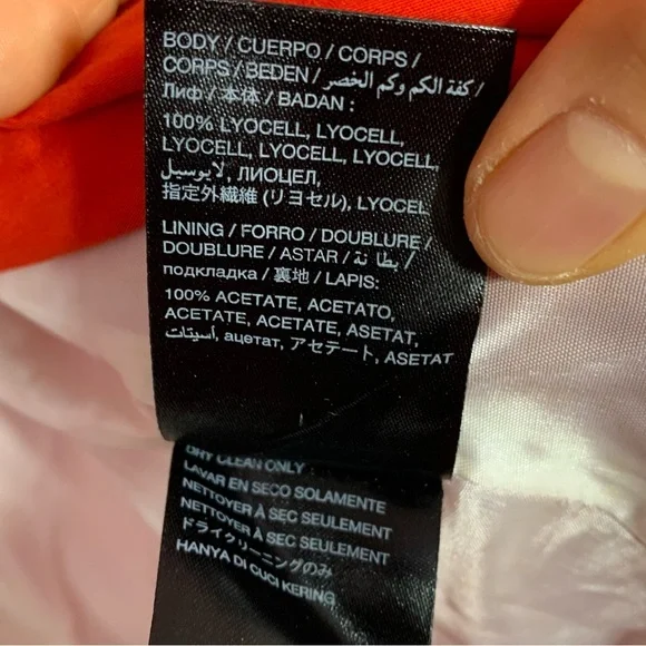 VTG Bebe Red Open Front Blazer Jacket Size 2 - Picture 5 of 14